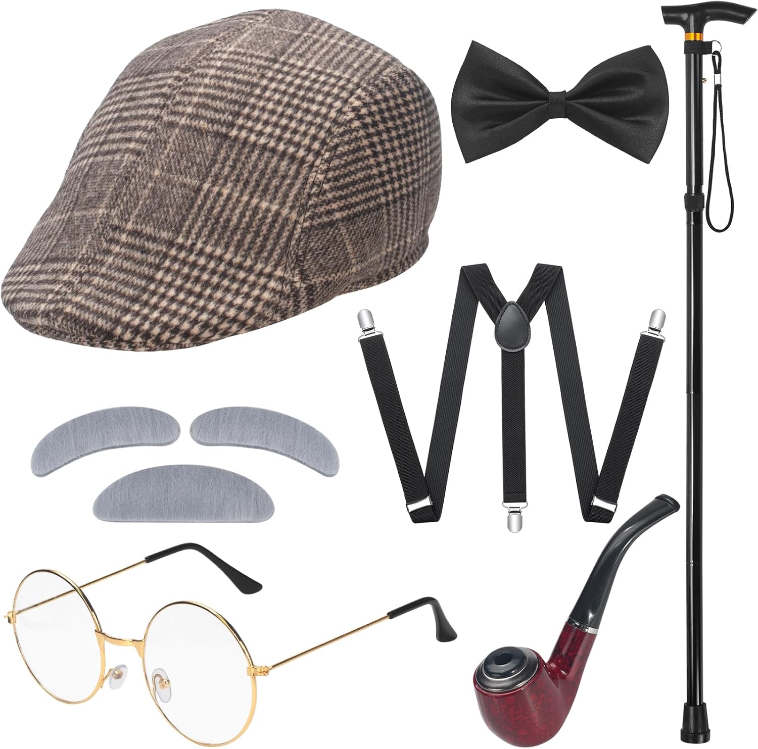 Men'S Accessories In The 1920S - 100 dagen schoolkostuum, oude man kostuum