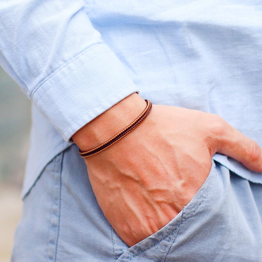 Men Accessories Unique - Unieke mannen armband string motorfiets uitrusting