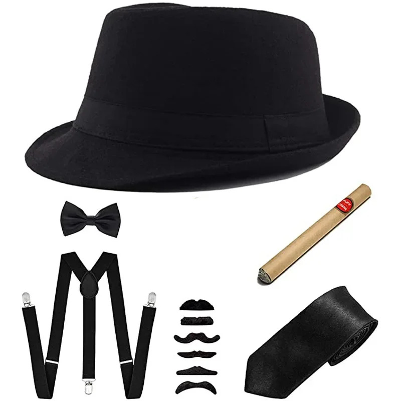Men'S Accessories In The 1920S - Halloween 20S Cosplay Kostuums Accessoire 1920S