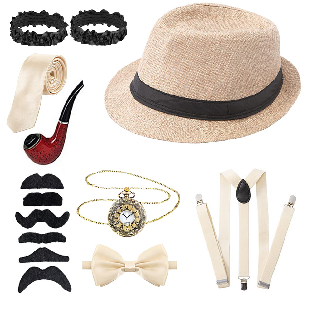 Men'S Accessories In The 1920S - 1920S Heren Kostuumaccessoires Voor Volwassenen, Brullende