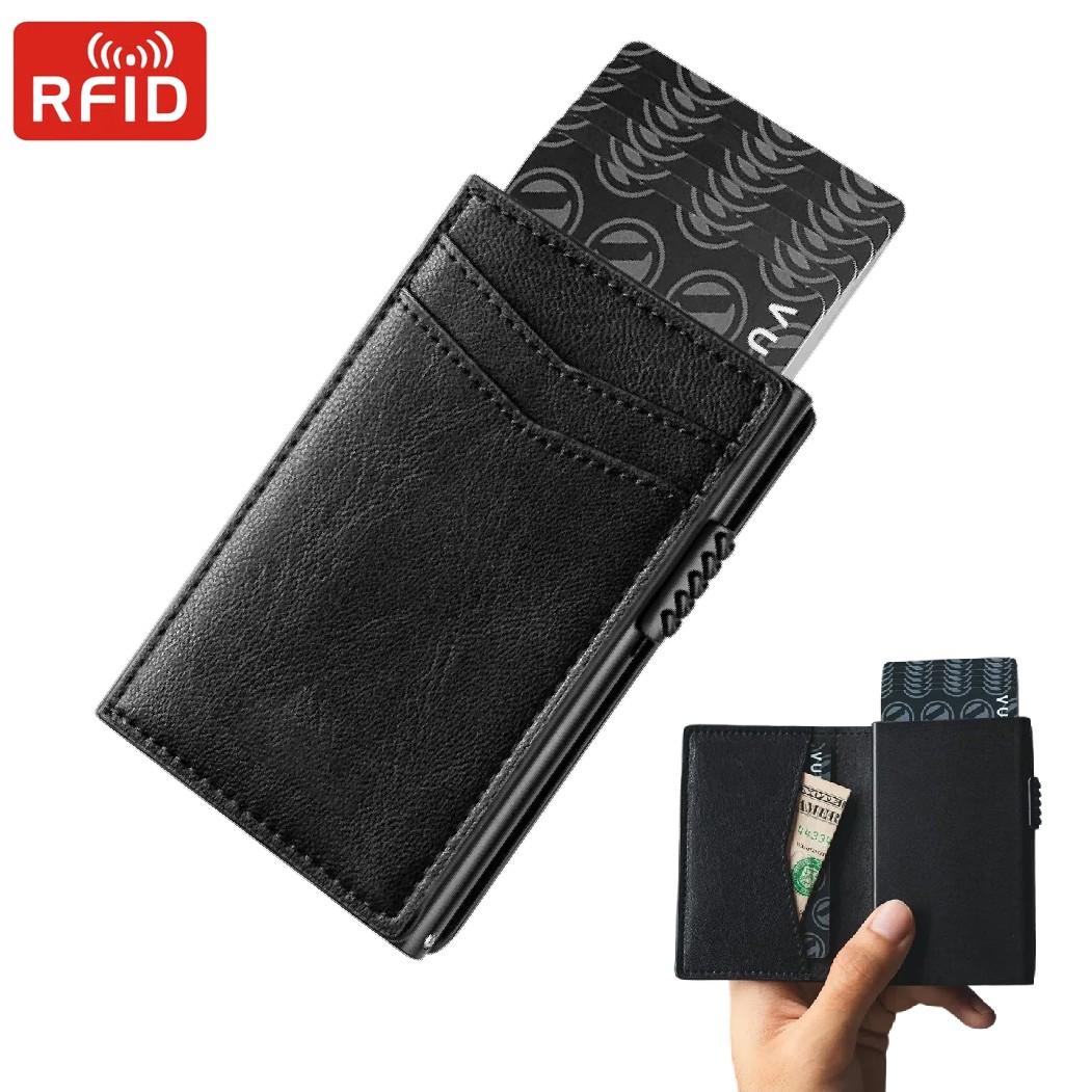Coin Holder Men - Minimalistische herenportemonnee Luxe creditcardhouder met portemonnee