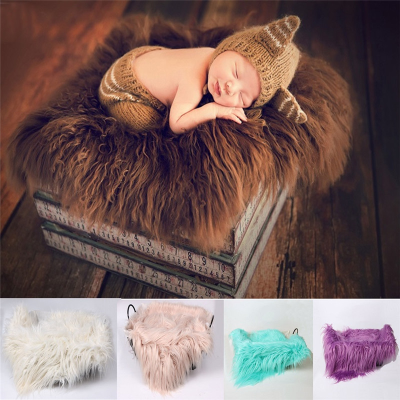 Men Accessories Photos - Pasgeboren Fotografie Props Deken Faux Fur