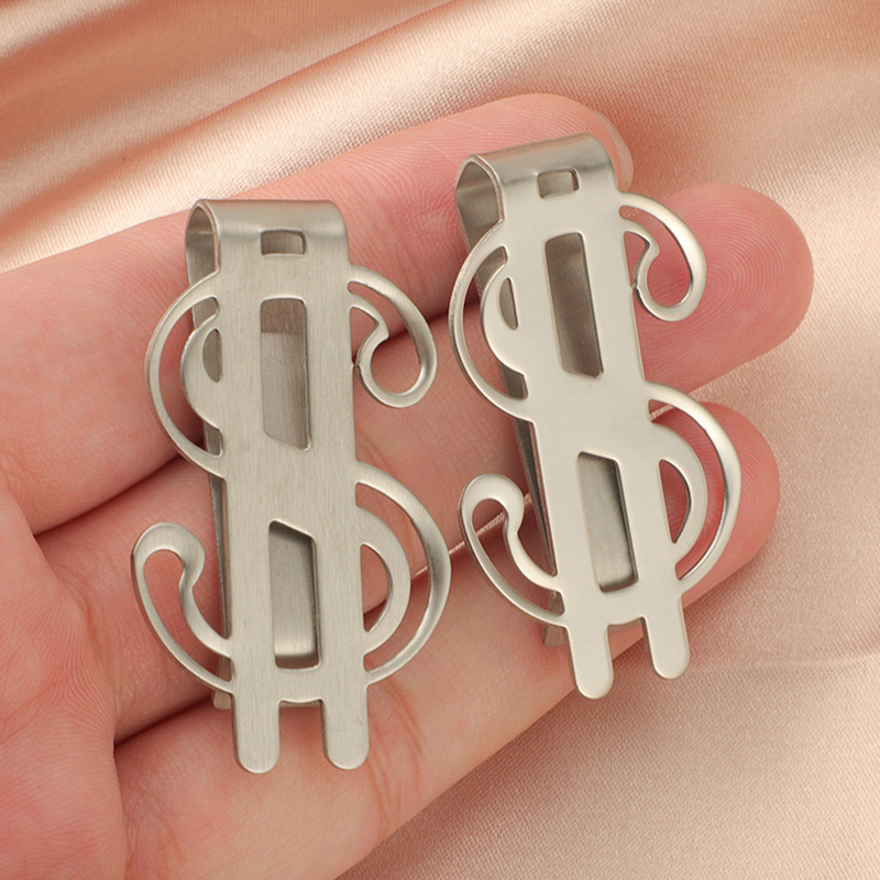 Money Clip Slim - 1 STKS Slanke Geld Clip Rvs