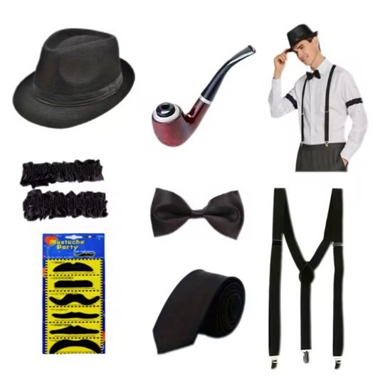Men'S Accessories In The 1920S - Jaren '20 Heren Gatsby Gangster Kostuum