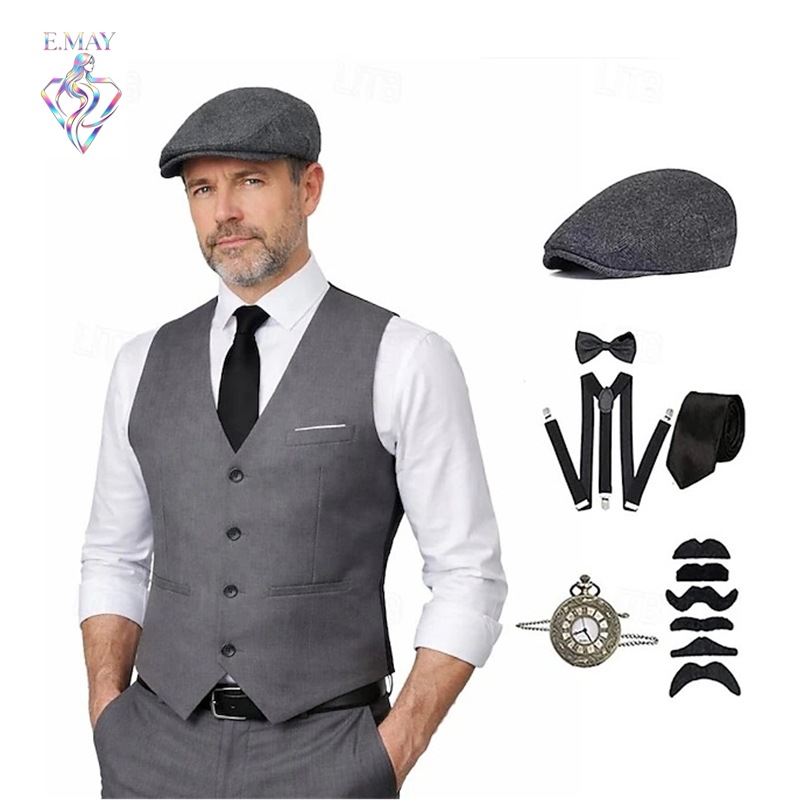 Men'S Accessories In The 1920S - Plus size heren 1920s Roaring Gatsby