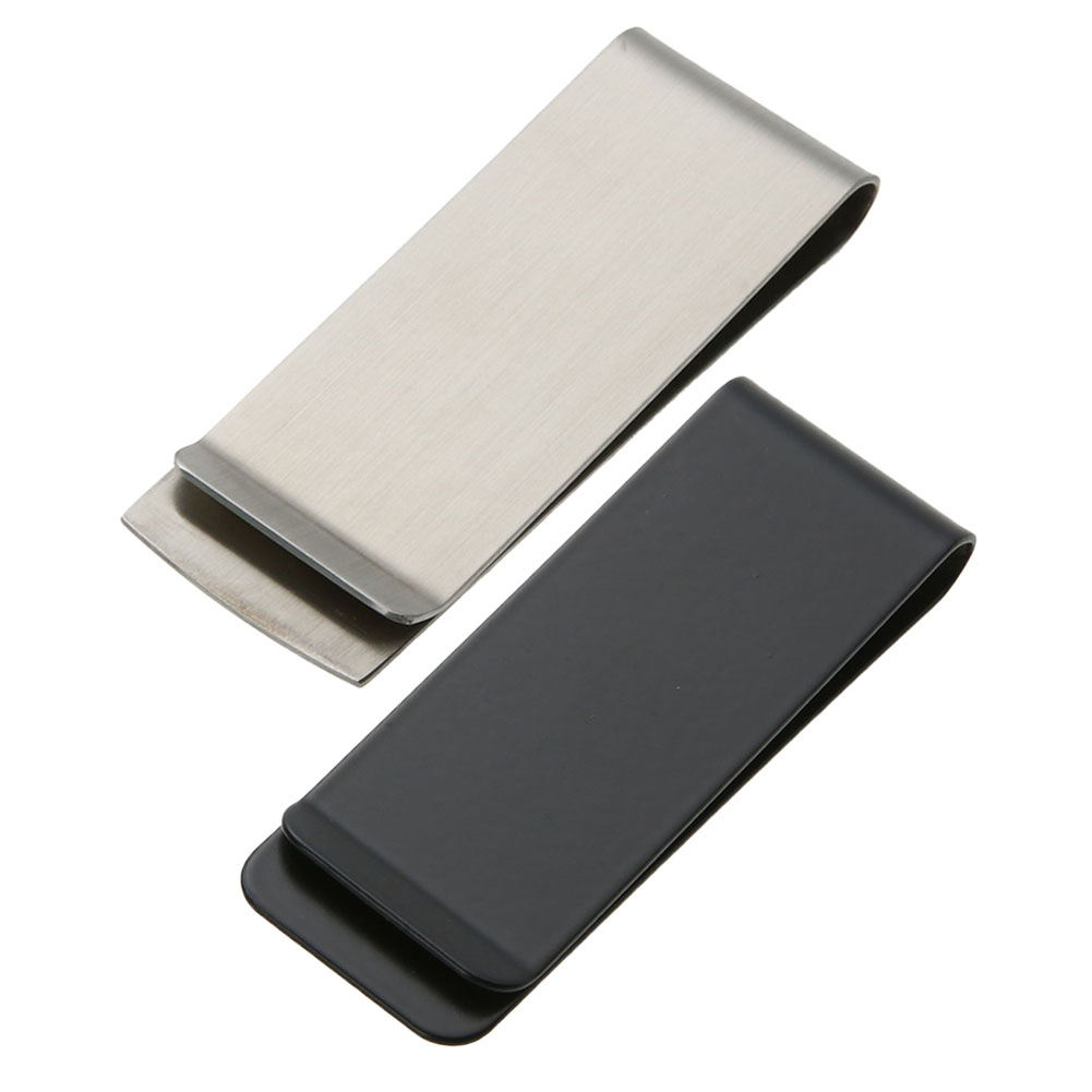 Money Clip Slim - Roestvrijstalen geldclip Metalen portemonneeklip Multifunctionele slanke