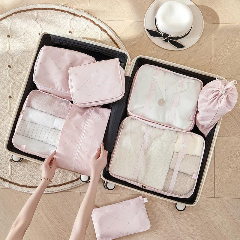 Men'S Accessories Organizer For Wardrobe - 6 Stuks Koffer Organizer Verpakking Kubussen