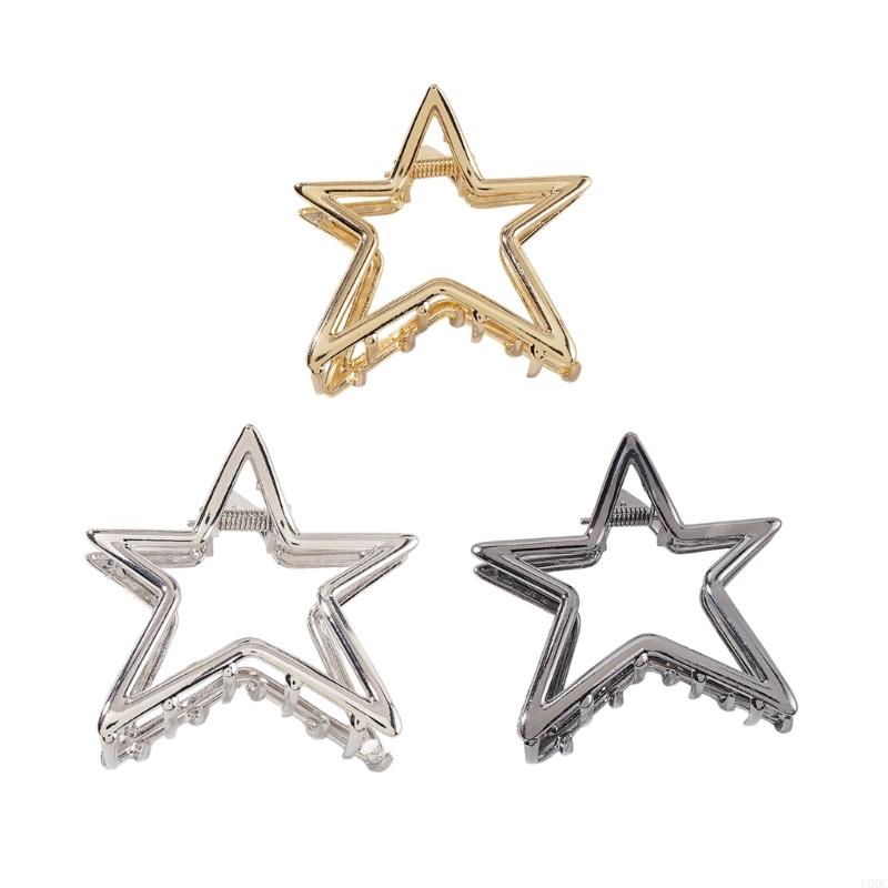 Men Accessories Unique - Unieke Metalen Haarklauw Clip in Stervorm