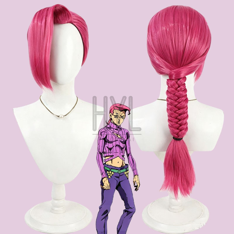 Men Accessories Look - Anime JOJO Vinegar Doppio Cosplay Pruik