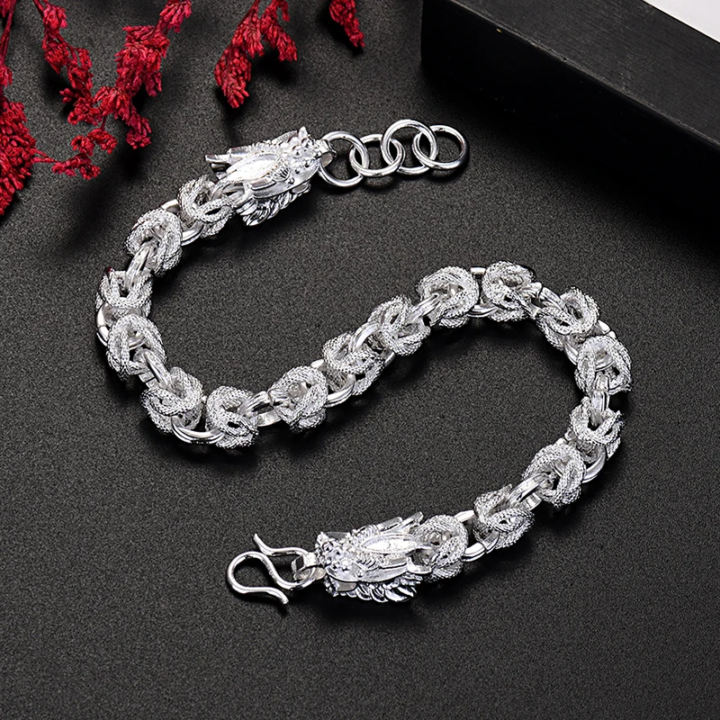 Men Accessories Chain And Bracelet - Hot 925 sterling zilveren bedelarmbanden met