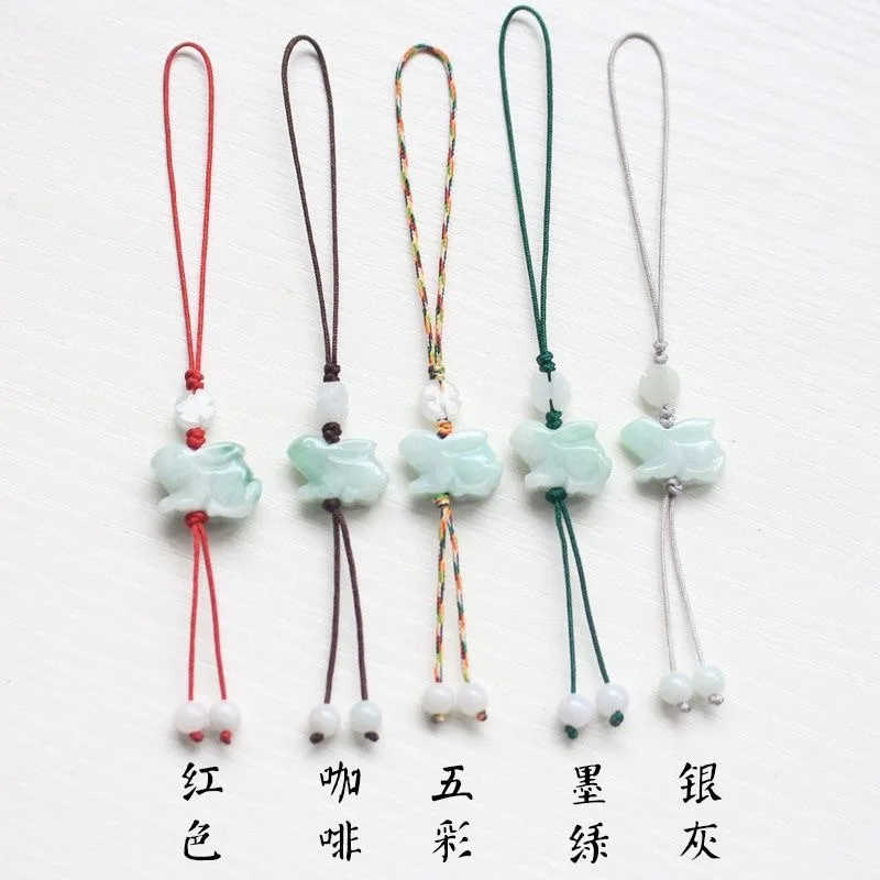 Men'S Accessories Chain - Maatwerk Natuurlijke Emerald Chinese Konijn Diy