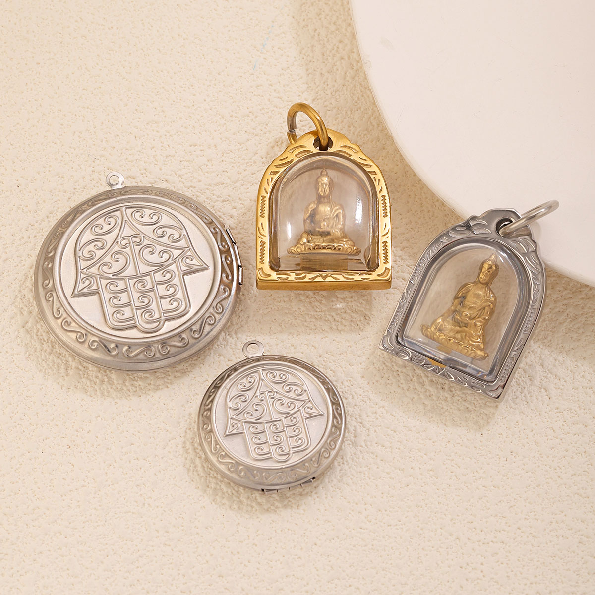 1/2 Stuks Fotolijst Charms 18K - Men Accessories Photos recensie en prijs