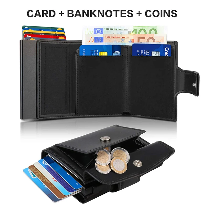 Metalen Visitekaarthouder Rfid - Coin Holder Men recensie en prijs