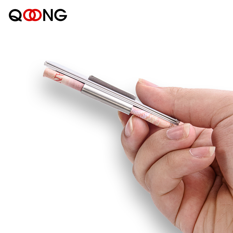 Qoong Rvs Slim Dubbelzijdig Ma - Money Clip Slim recensie en prijs