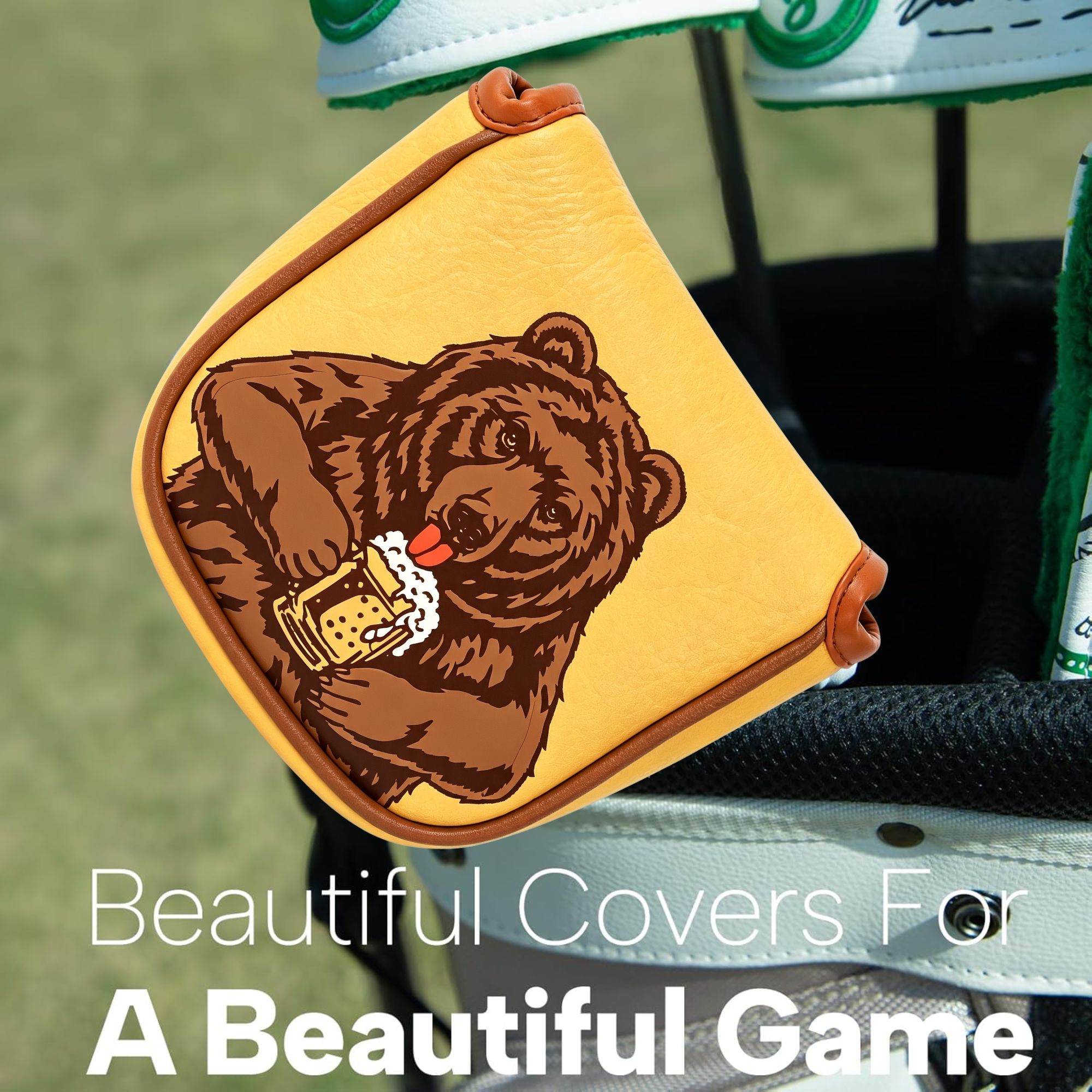Schedel geborduurde golfmallet - Men'S Accessories recensie en prijs