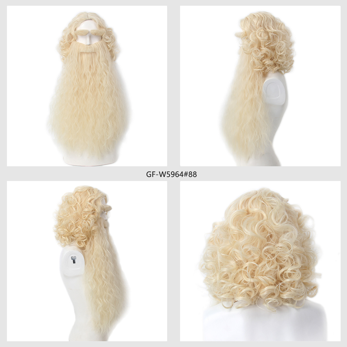 Kerst Kerstman Haar Pruik + Ba - Men'S Accessories For Christmas recensie en prijs