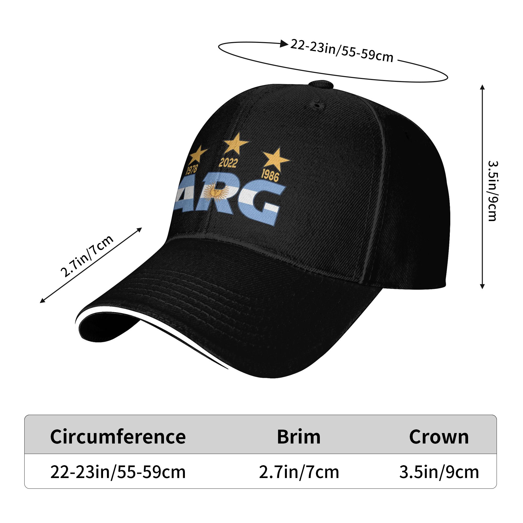 Argentinië Vlag Zon Baseball C - Men'S Accessories On Sale recensie en prijs