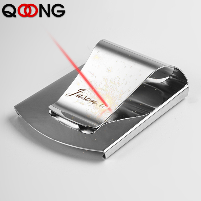 QOONG Aangepaste belettering r - Money Clip Slim recensie en prijs