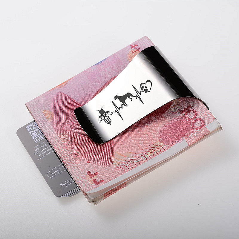 QOONG Aangepaste belettering r - Money Clip Slim recensie en prijs