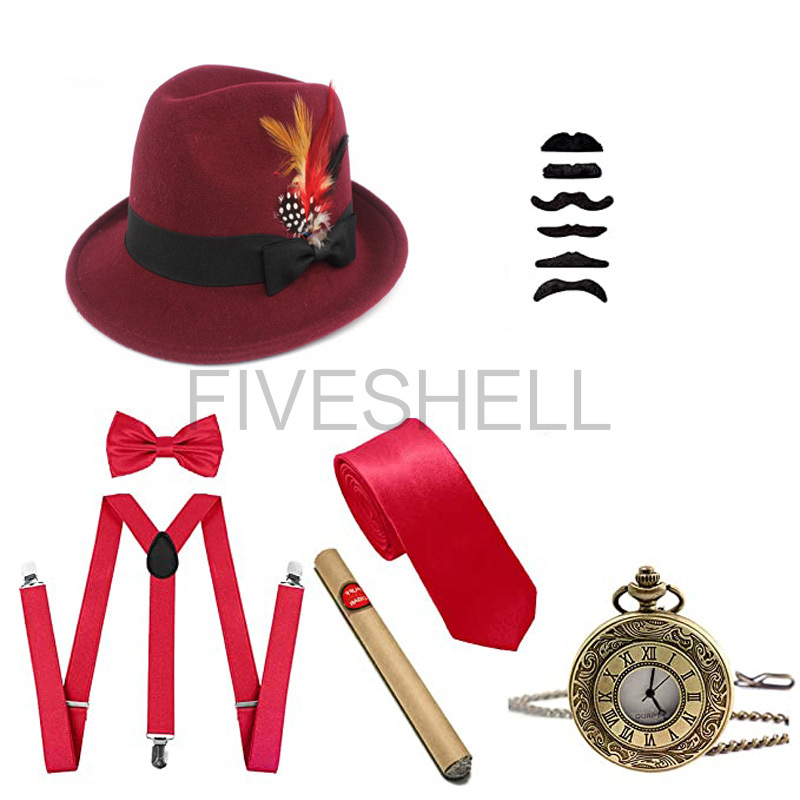 Heren 1920S Gatsby Gangster Ko - Men'S Accessories In The 1920S recensie en prijs