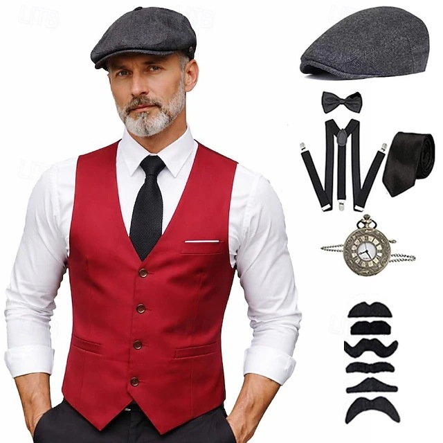 Plus size heren 1920s Roaring  - Men'S Accessories In The 1920S recensie en prijs