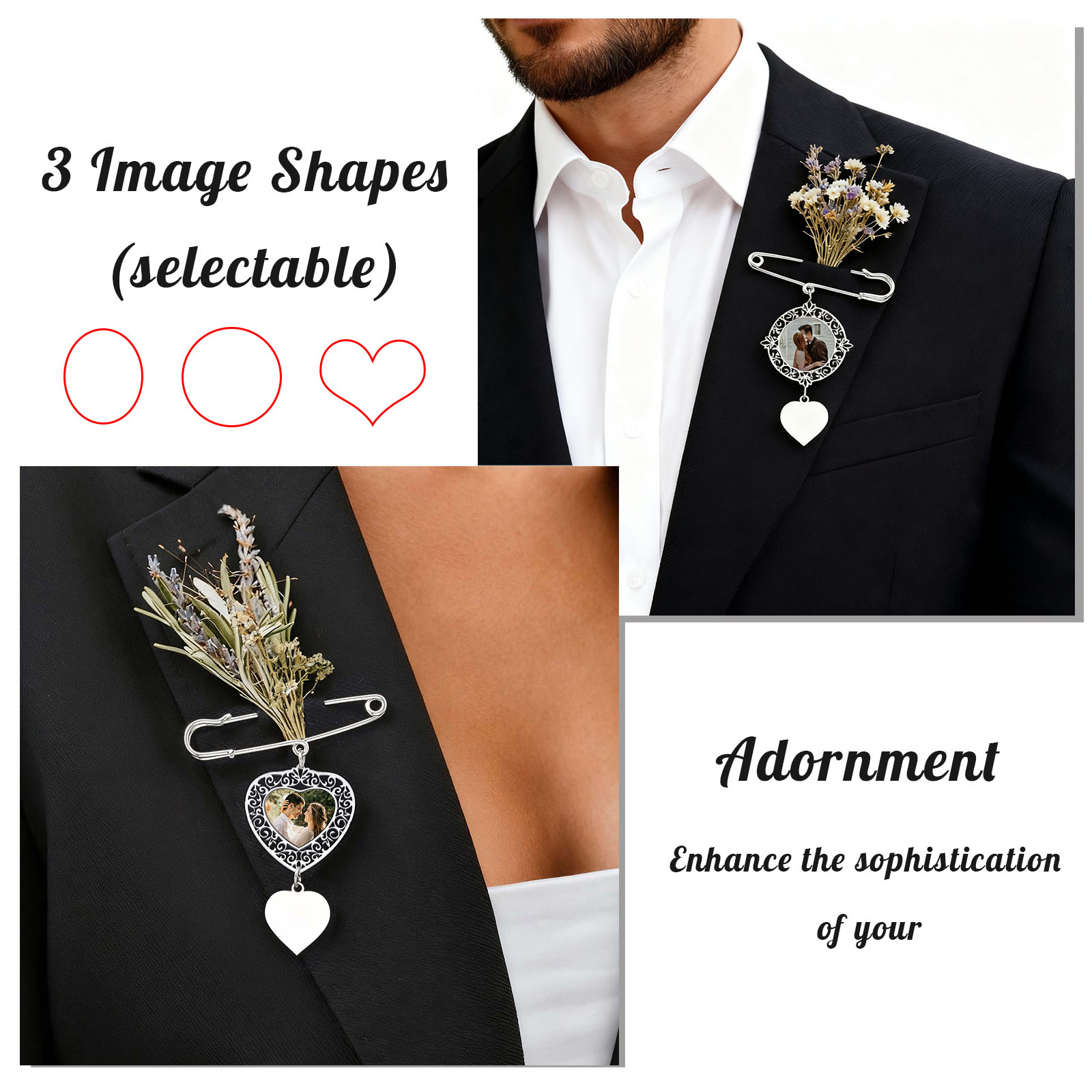 Aangepaste foto badge broches  - Men Accessories Photos recensie en prijs