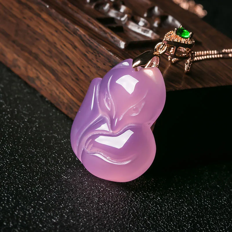 Natuurlijke Paarse Agaat Vos H - Men'S Accessories Chain recensie en prijs