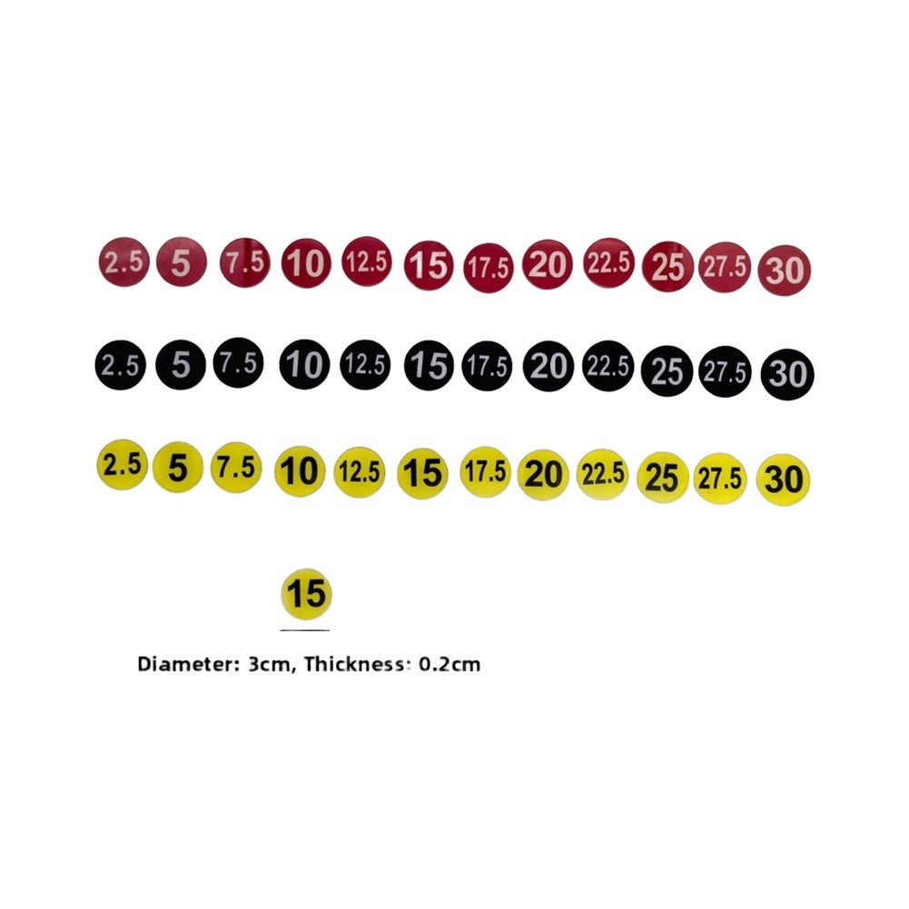 Gewichtsrek-etiketten 5kg tot  - Men'S Accessories recensie en prijs