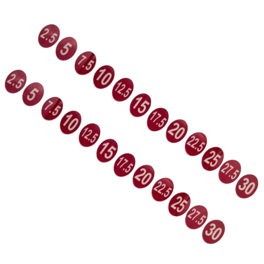 Gewichtsrek-etiketten 5kg tot  - Men'S Accessories recensie en prijs