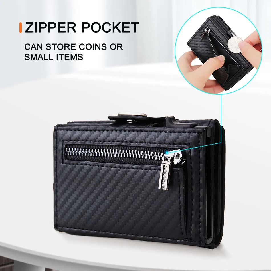 RFID-blokkerende pop-up portem - Coin Holder Men recensie en prijs