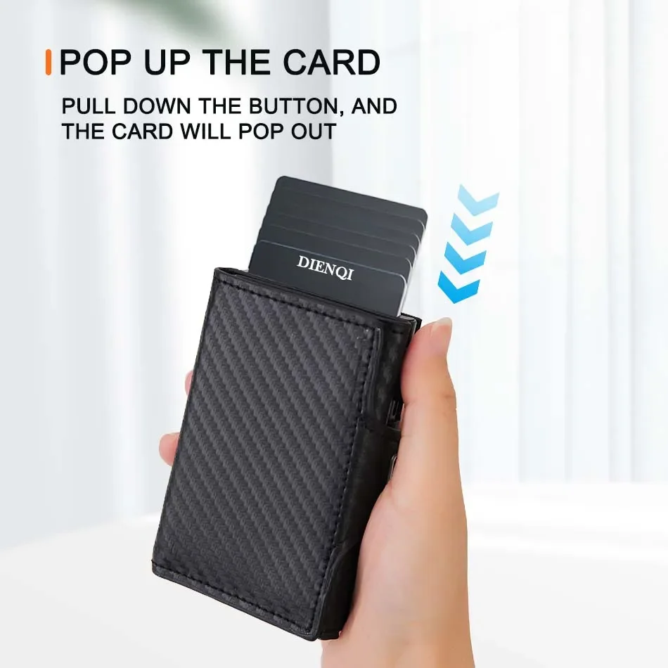 RFID-blokkerende pop-up portem - Coin Holder Men recensie en prijs