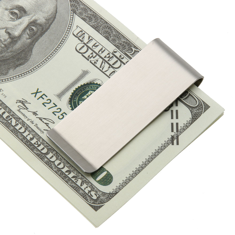 Roestvrijstalen geldclip Metal - Money Clip Slim recensie en prijs