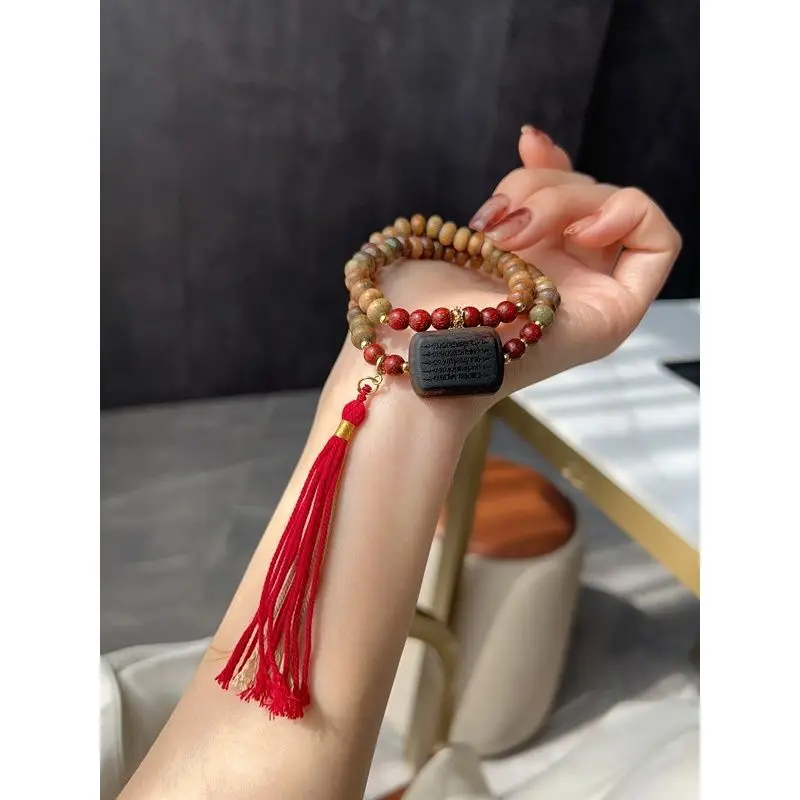 Natuurlijke groene sandelhout  - Bracelet Beaded Men recensie en prijs