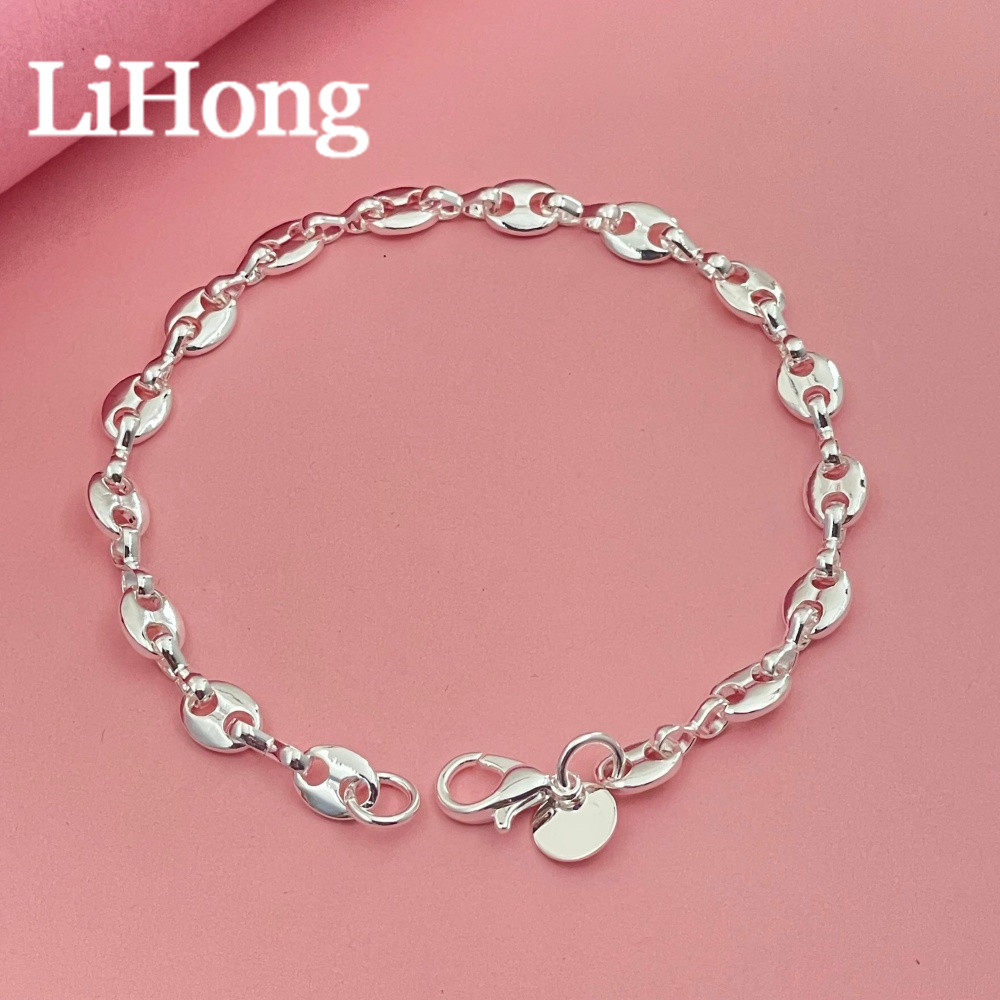 Lihong 925 sterling zilveren e - Men Accessories Chain And Bracelet recensie en prijs