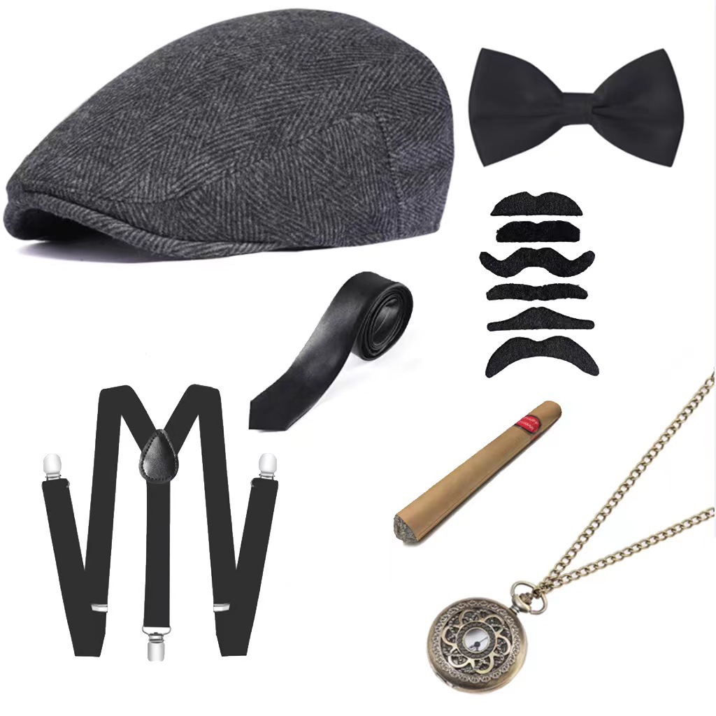 Cosplay Vakantiefeest Oudemann - Men'S Accessories In The 1920S recensie en prijs