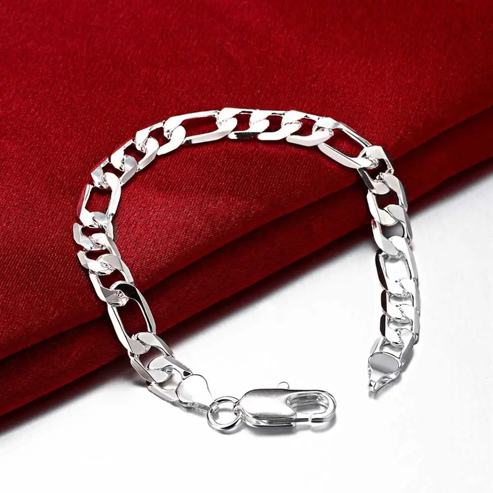 925 Sterling Zilveren Klassiek - Men Accessories Chain And Bracelet recensie en prijs