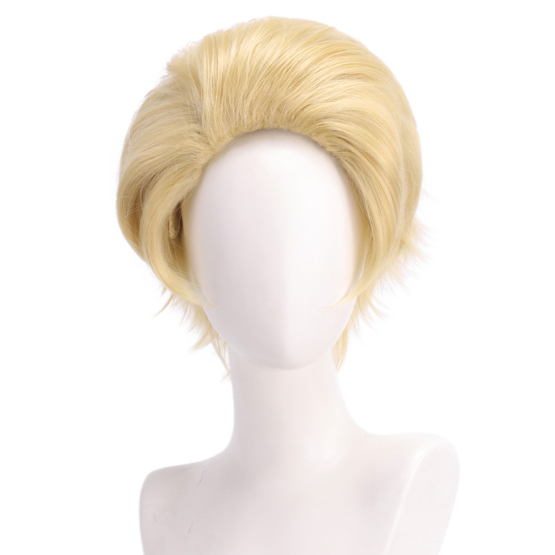 Gouden korte haarpruiken voor  - Men'S Accessories For Christmas recensie en prijs