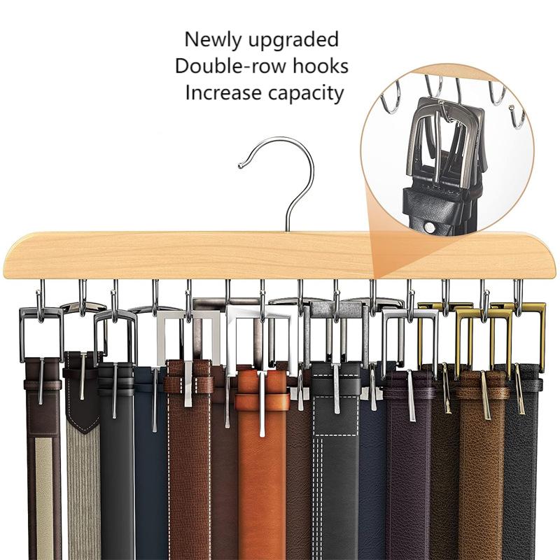 Houten Riemrek Vrouwen Opslag  - Men'S Accessories Organizer For Wardrobe recensie en prijs