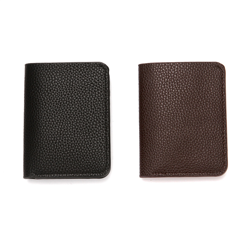 PU-leer Heren korte portemonne - Money Clip Slim recensie en prijs